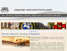 Tablet Screenshot of barristersbd.com